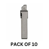 (Pack of 10) 2015-2018 Volkswagen Flip Key HU66 Switch Blade (Aftermarket)